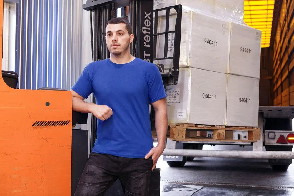 Футболка унисекс T-Bolka 180, темно-синяя, размер XL - фото 6