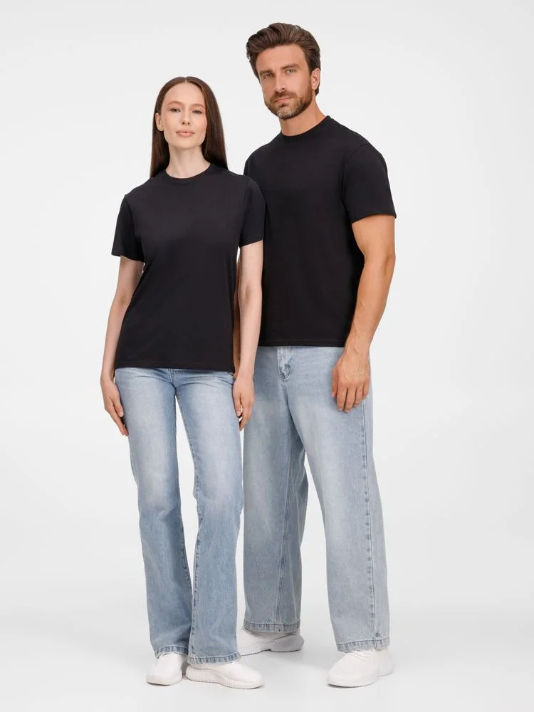 Футболка T-Bolka 180 черная размер S S v2 - фото 14