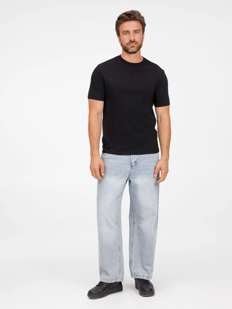 Футболка T-Bolka 180 черная размер S S v2 - фото 9