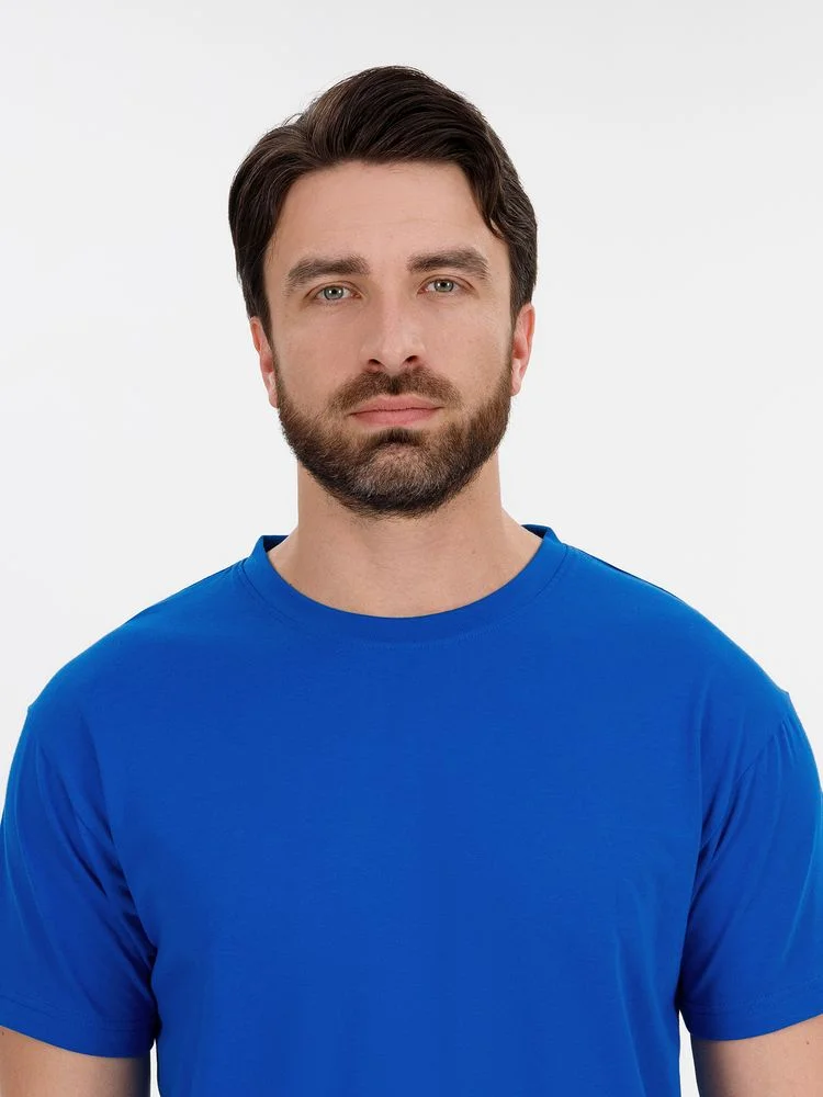 Футболка унисекс T-Bolka 180 ярко-синяя размер S - фото 9
