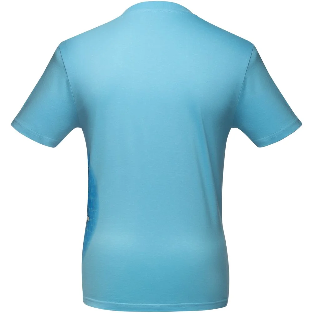 Футболка Вместе и вовремя голубая размер S - фото 3