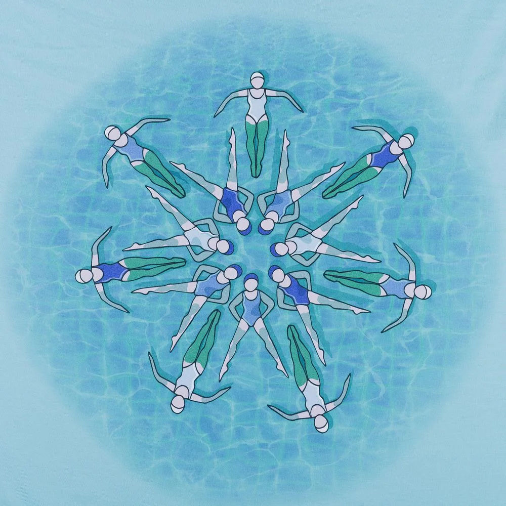 Футболка «Вместе и вовремя», голубая, размер XL - фото 4