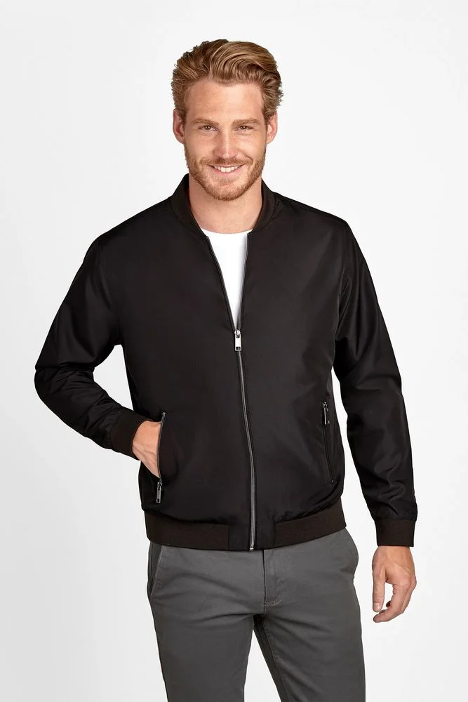 Куртка унисекс Roscoe черная, размер S