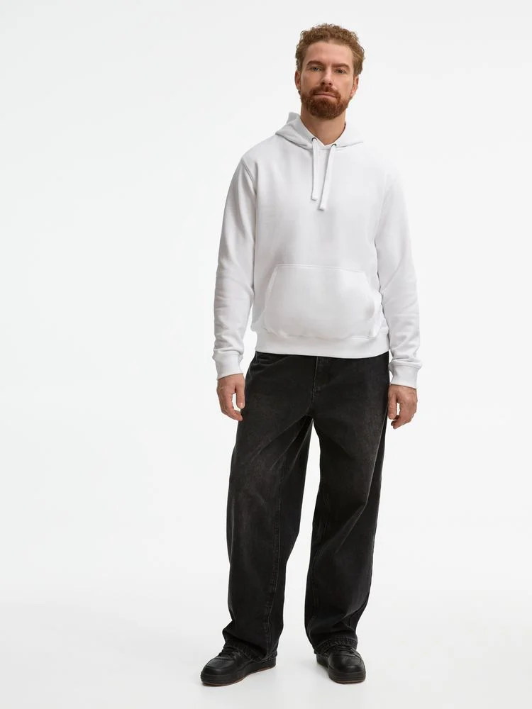 Толстовка унисекс Spencer белая, размер L - фото 10