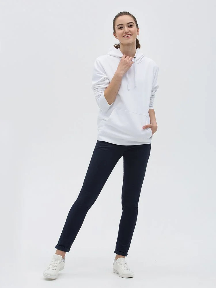 Толстовка унисекс Spencer белая размер XXL - фото 6