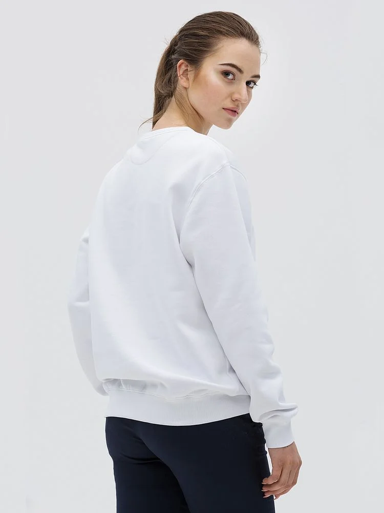 Толстовка унисекс Sully белая размер S - фото 6