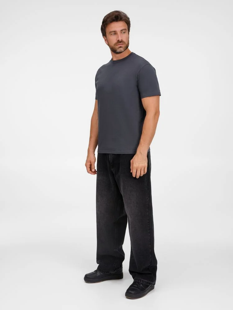 Футболка унисекс T-Bolka 180, темно-серая, размер XL - фото 10