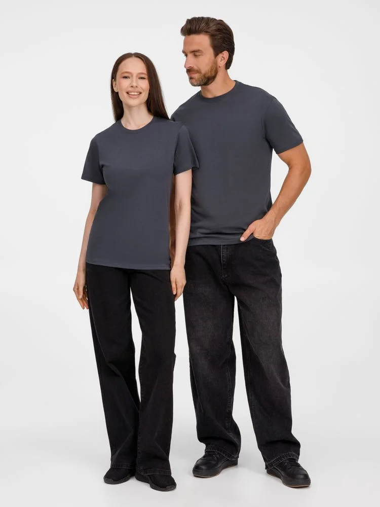 Футболка унисекс T-Bolka 180, темно-серая, размер XL - фото 11