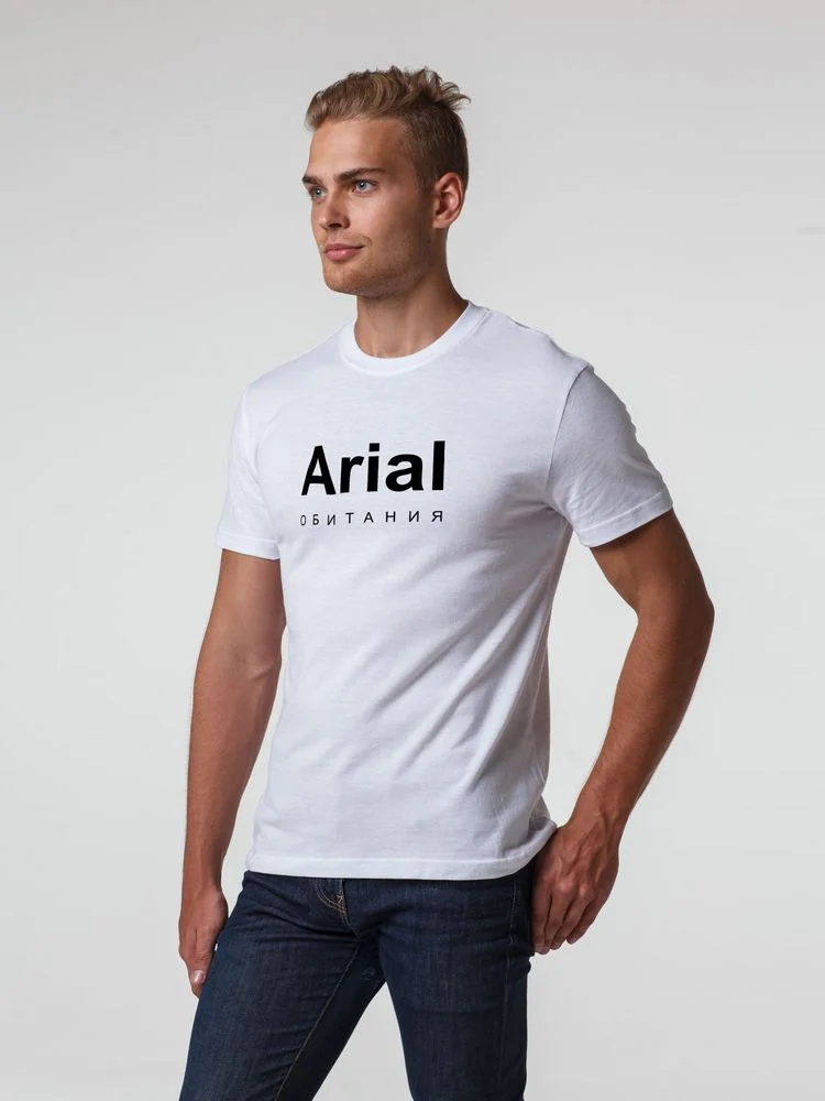 Футболка Arial обитания белая размер L