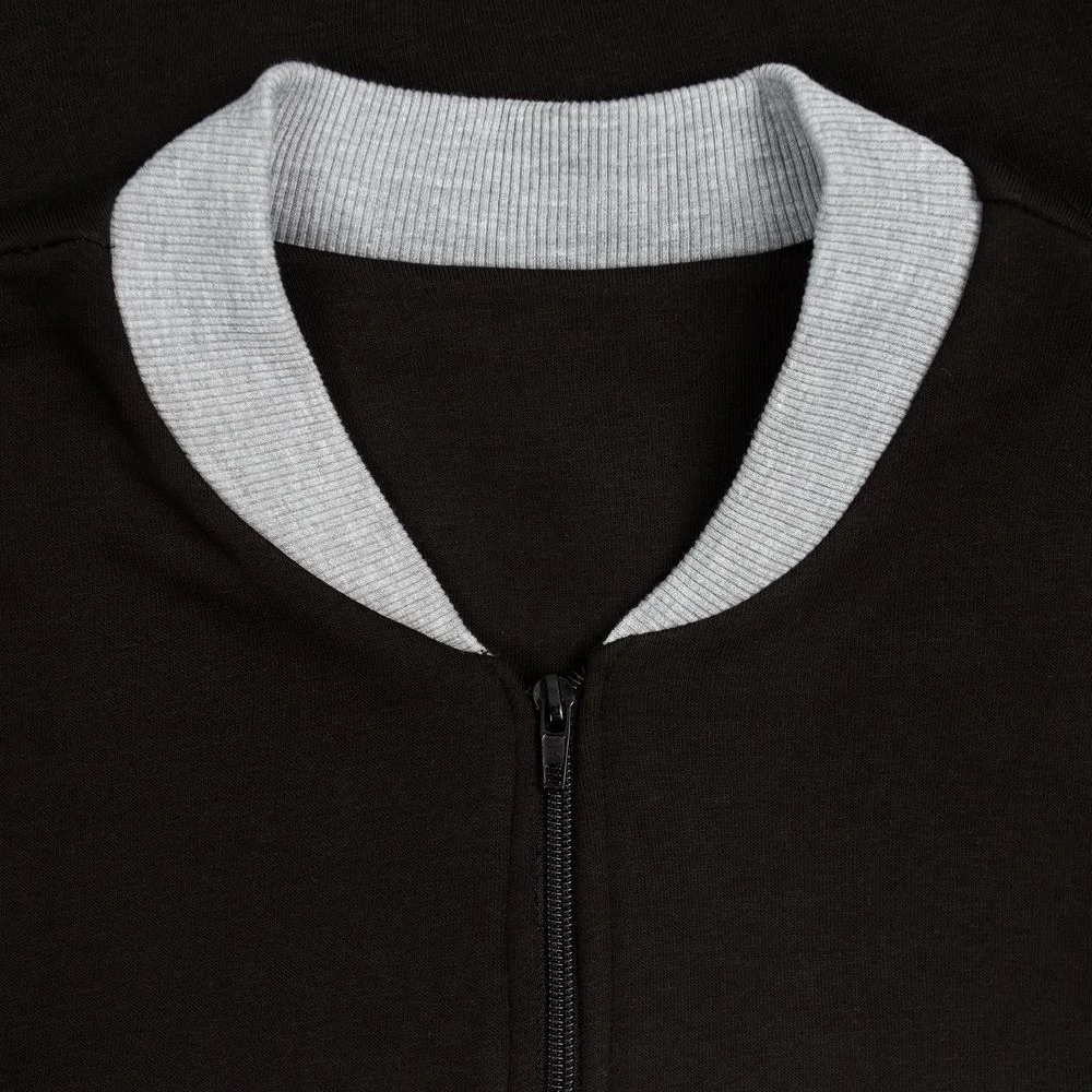 Бомбер College черный, размер XL, XL v2 - фото 3