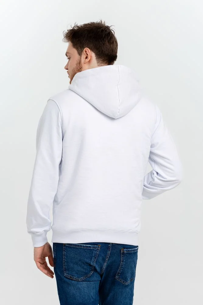 Толстовка на молнии Kulonga Sherpa белая размер L - фото 8