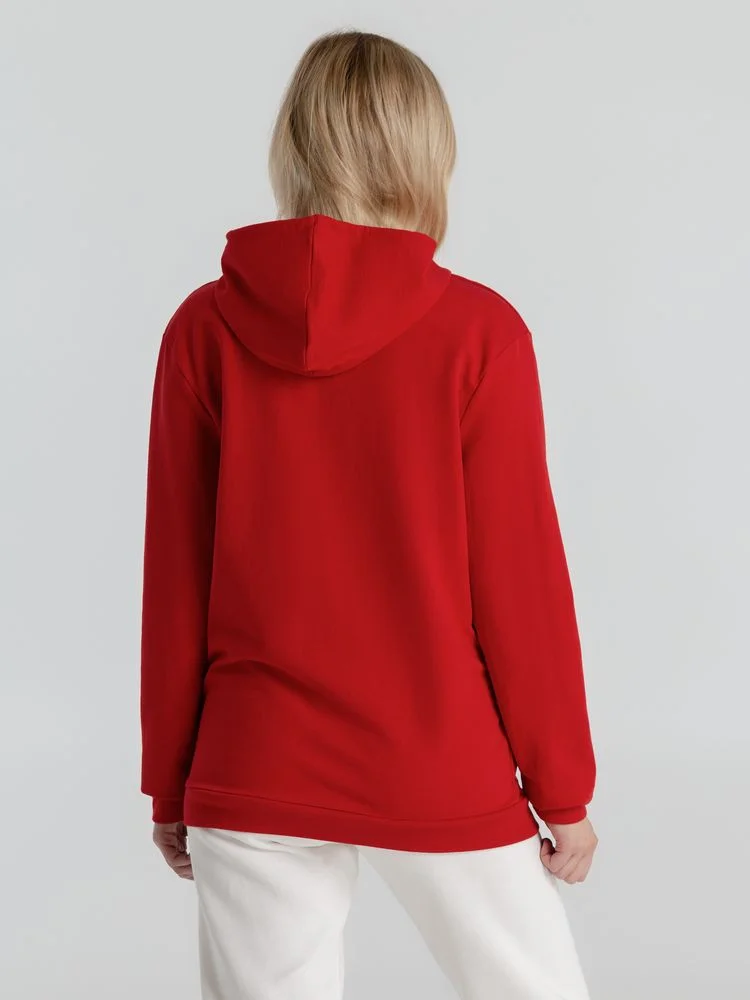 Толстовка с капюшоном унисекс Hoodie красная размер 3XL - фото 12