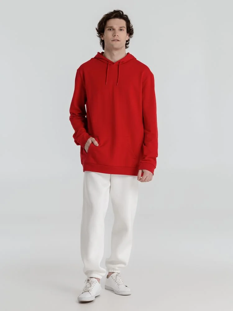 Толстовка с капюшоном унисекс Hoodie красная размер 3XL - фото 8