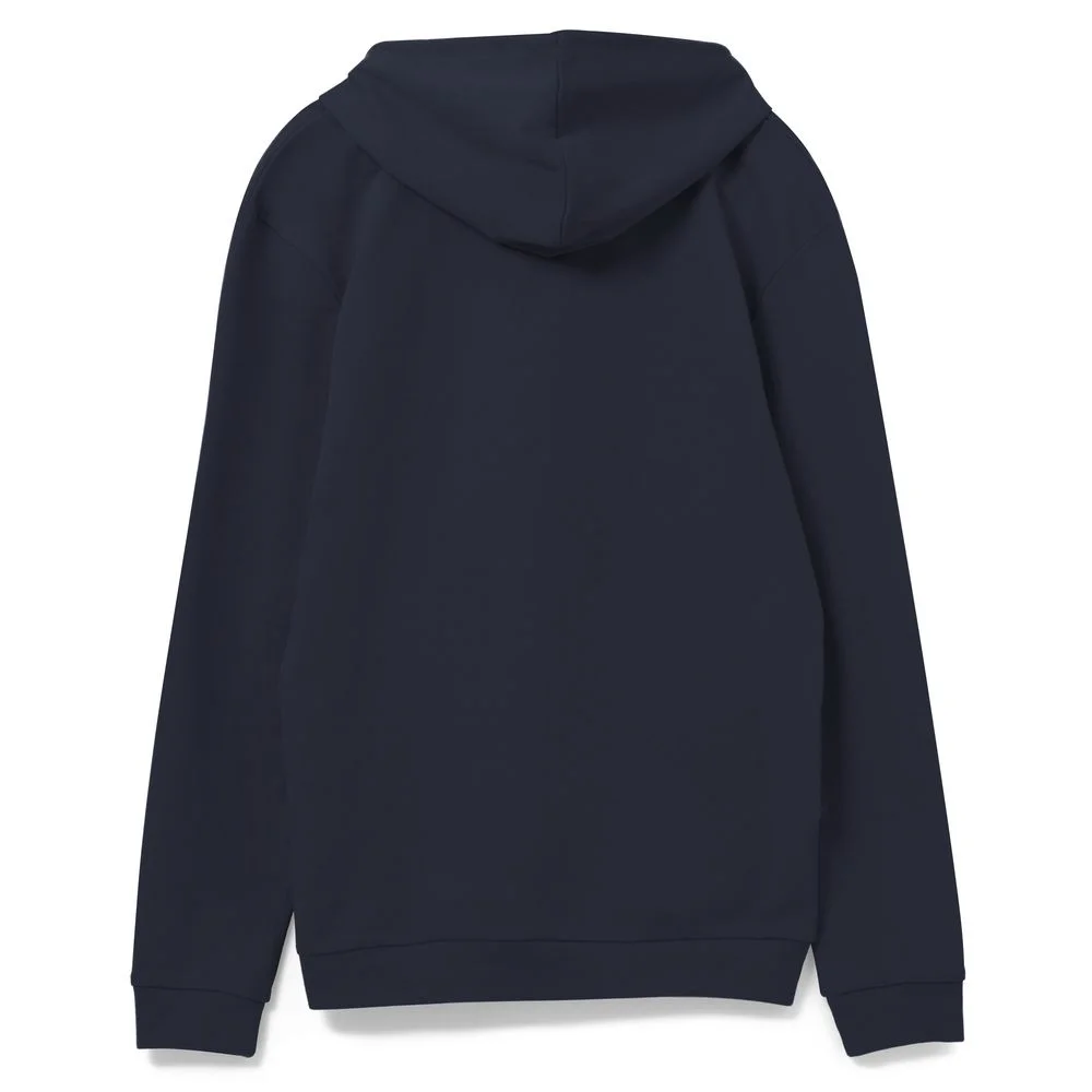 Толстовка с капюшоном унисекс Hoodie темно-синяя размер XS - фото 2