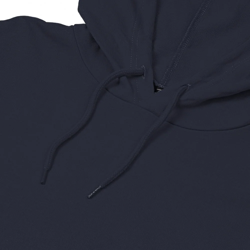 Толстовка с капюшоном унисекс Hoodie темно-синяя размер 4XL - фото 3