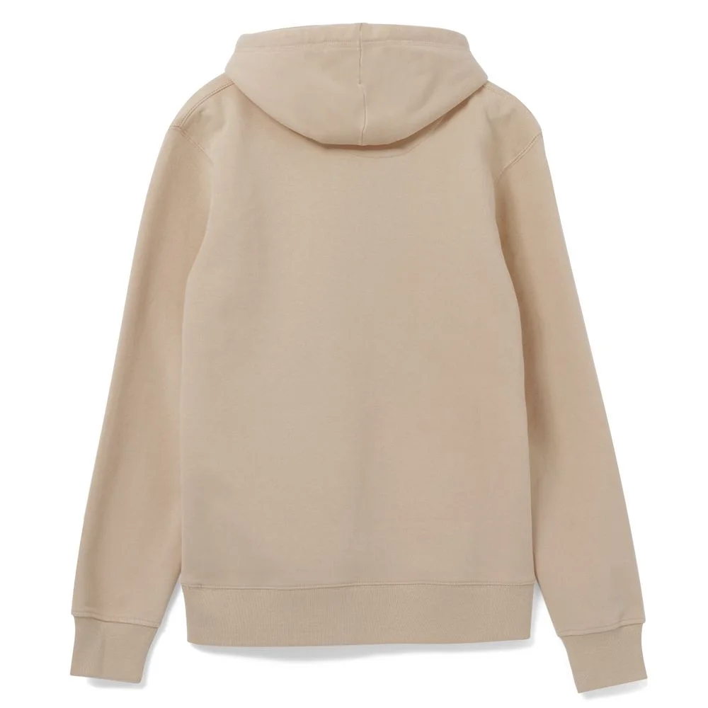Толстовка с капюшоном унисекс Hoodie бежевая размер XS - фото 2