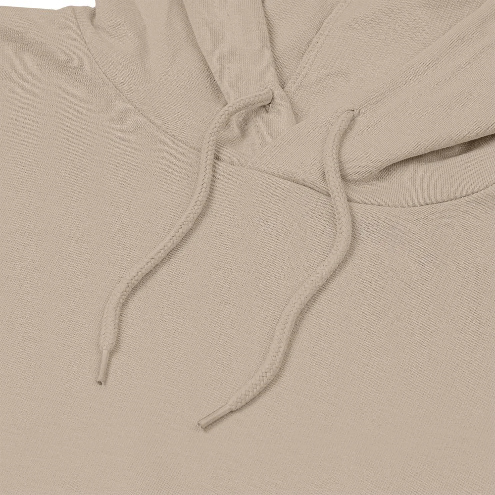 Толстовка с капюшоном унисекс Hoodie бежевая размер XS - фото 3