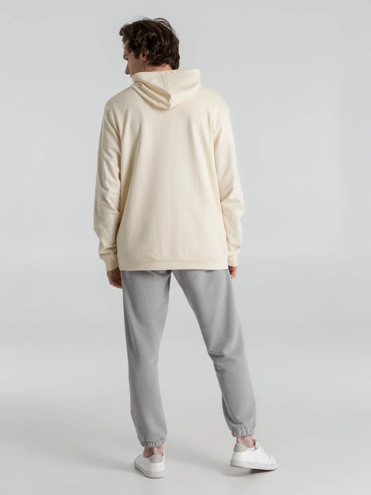 Толстовка с капюшоном унисекс Hoodie светло-желтая размер XS - фото 13