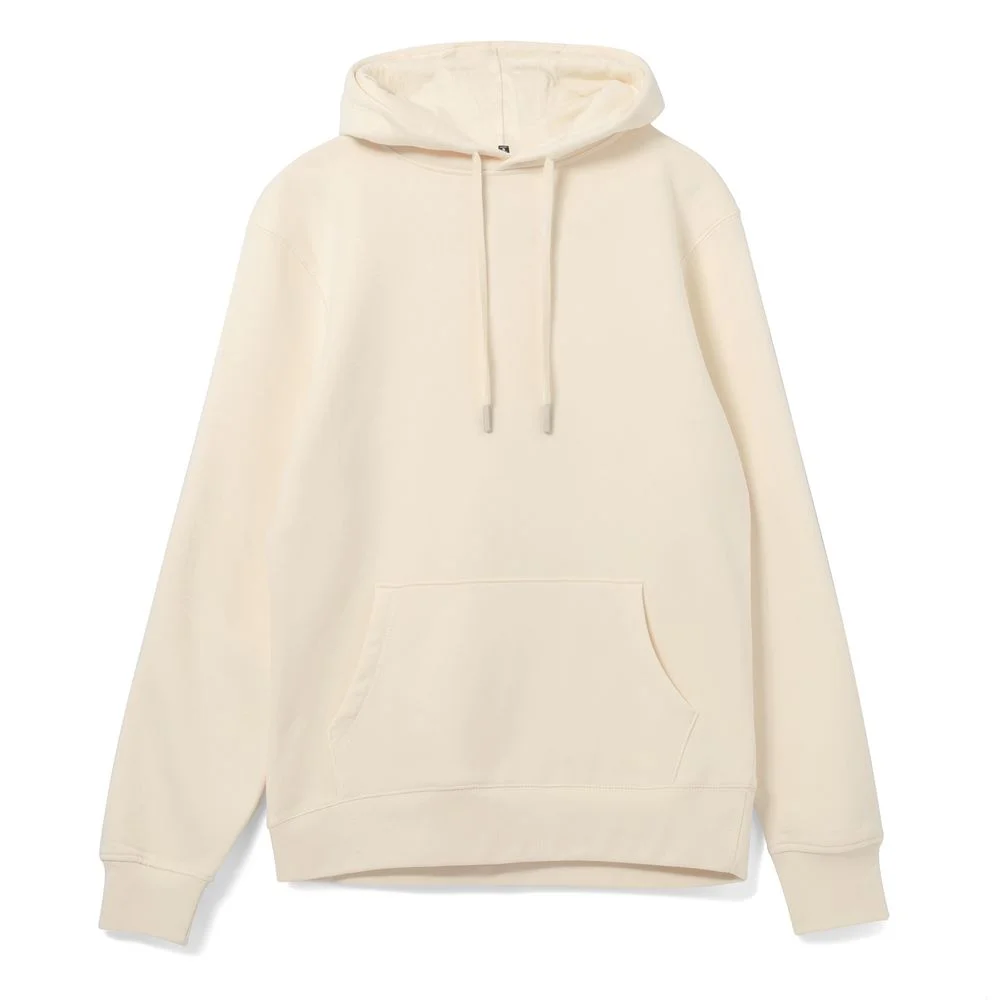 Толстовка с капюшоном унисекс Hoodie светло-желтая размер S - фото 1