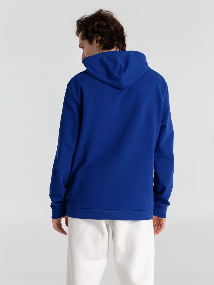 Толстовка с капюшоном унисекс Hoodie ярко-синяя размер XS - фото 12