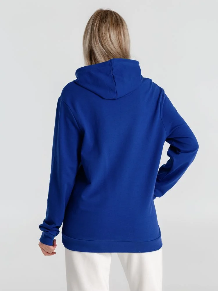 Толстовка с капюшоном унисекс Hoodie ярко-синяя размер 3XL - фото 7