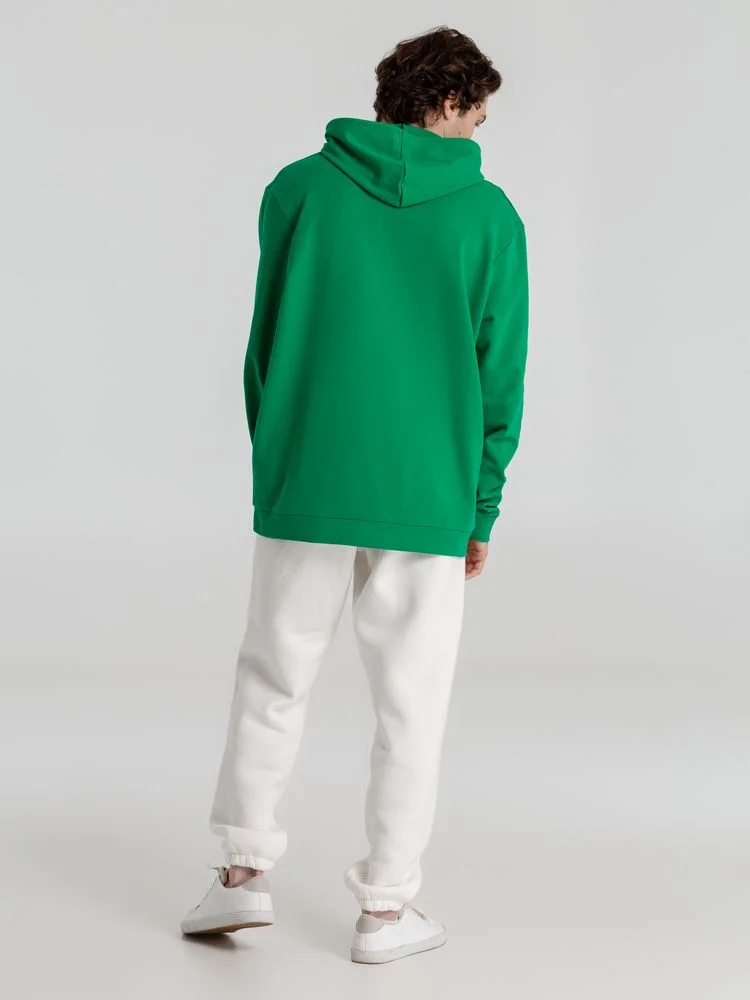 Толстовка с капюшоном унисекс Hoodie зеленая размер S - фото 13