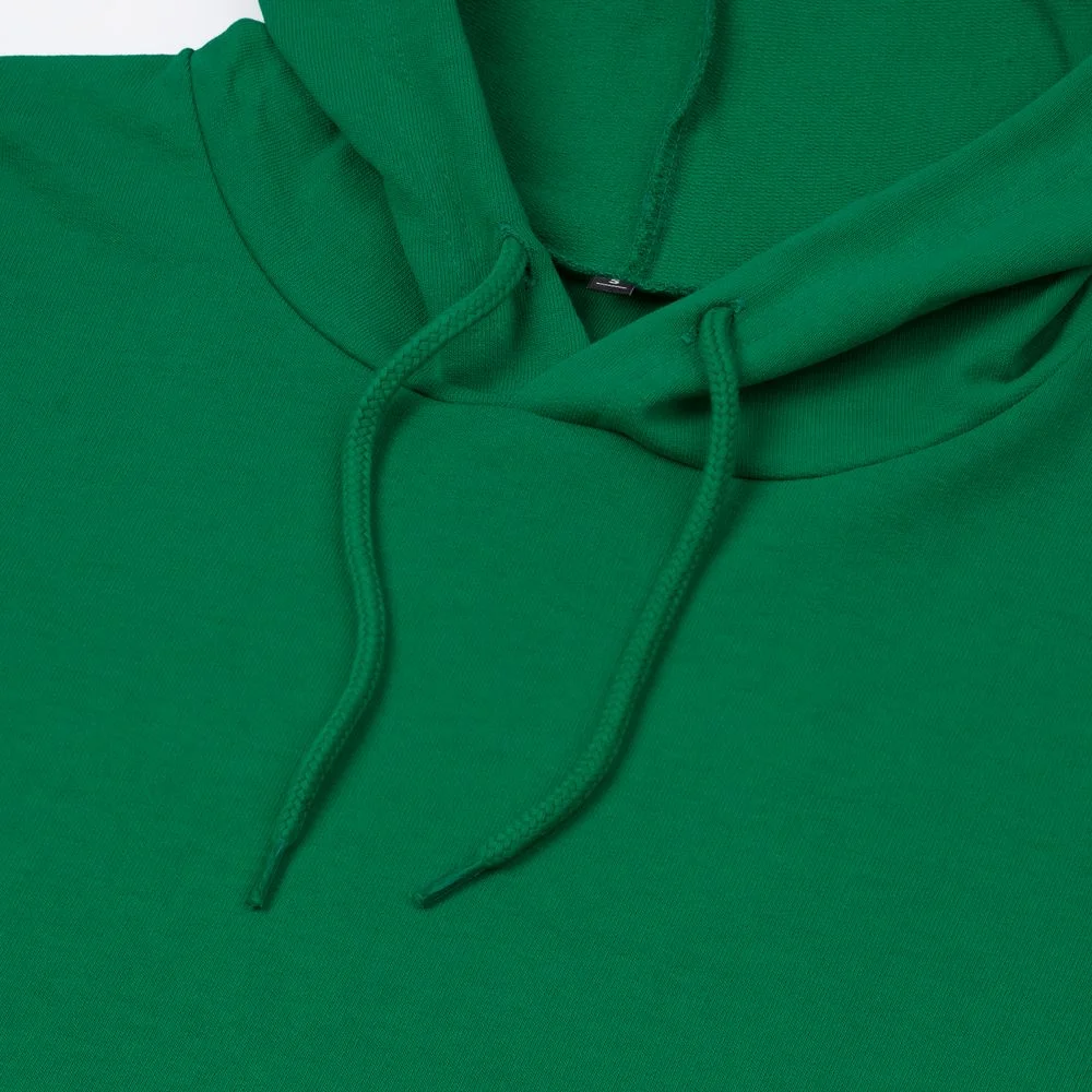 Толстовка с капюшоном унисекс Hoodie зеленая размер S - фото 3