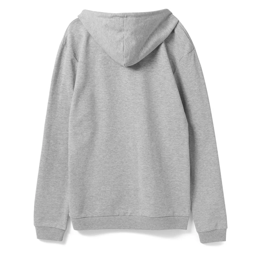 Толстовка с капюшоном унисекс Hoodie серый меланж размер XS - фото 2