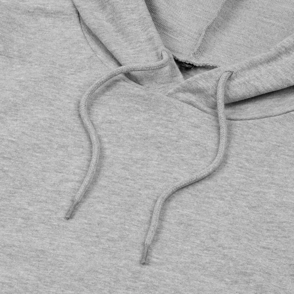 Толстовка с капюшоном унисекс Hoodie серый меланж размер XS - фото 3