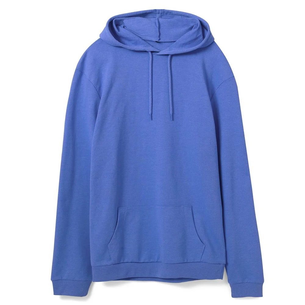 Толстовка с капюшоном унисекс Hoodie ярко-синий меланж размер XS - фото 1