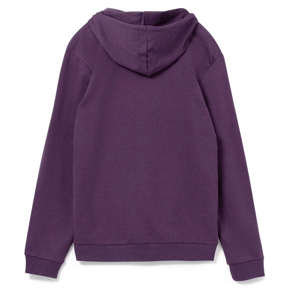 Толстовка с капюшоном унисекс Hoodie фиолетовый меланж размер S - фото 2