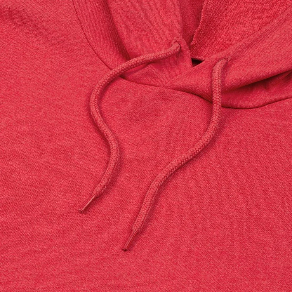 Толстовка с капюшоном унисекс Hoodie красный меланж размер M - фото 3