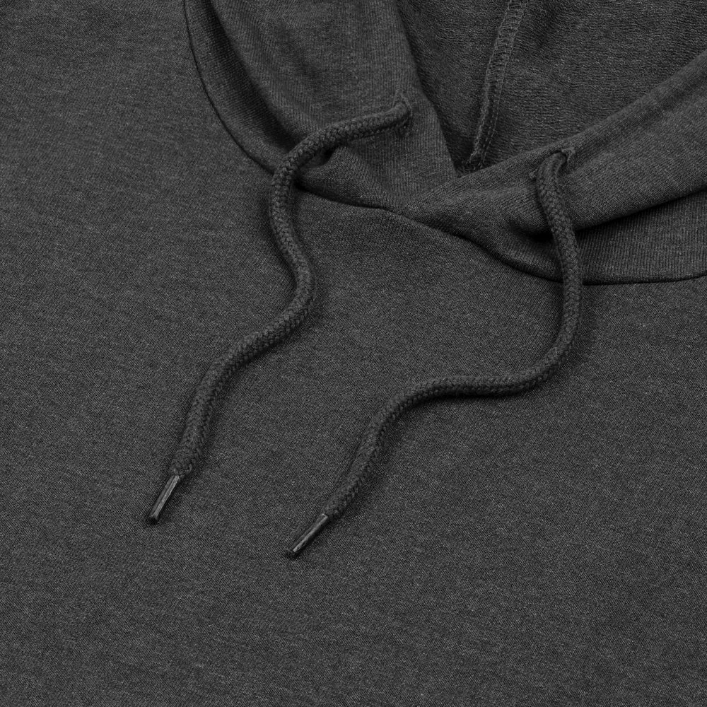 Толстовка с капюшоном унисекс Hoodie серый меланж антрацит размер XS антрацит серый меланж - фото 3