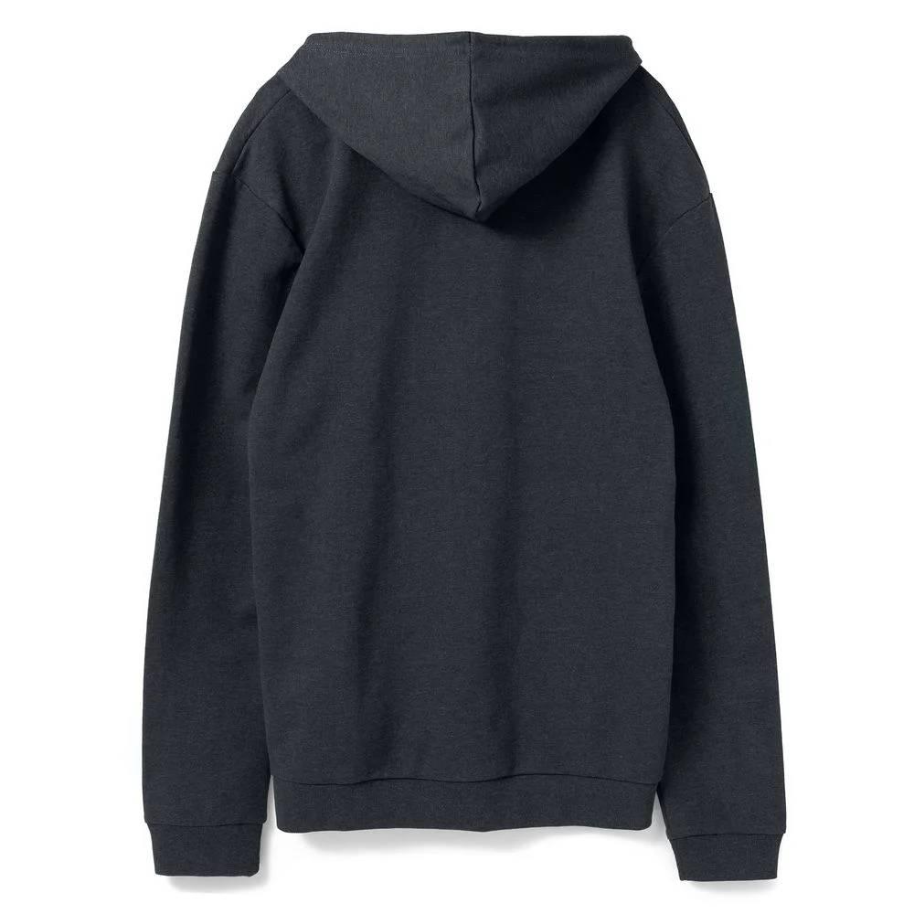 Толстовка с капюшоном унисекс Hoodie темно-серая размер S - фото 2