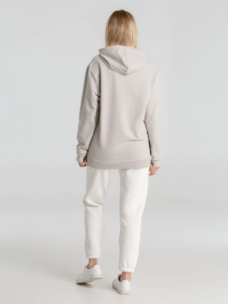 Толстовка с капюшоном унисекс Hoodie дымчато-серая размер S - фото 15