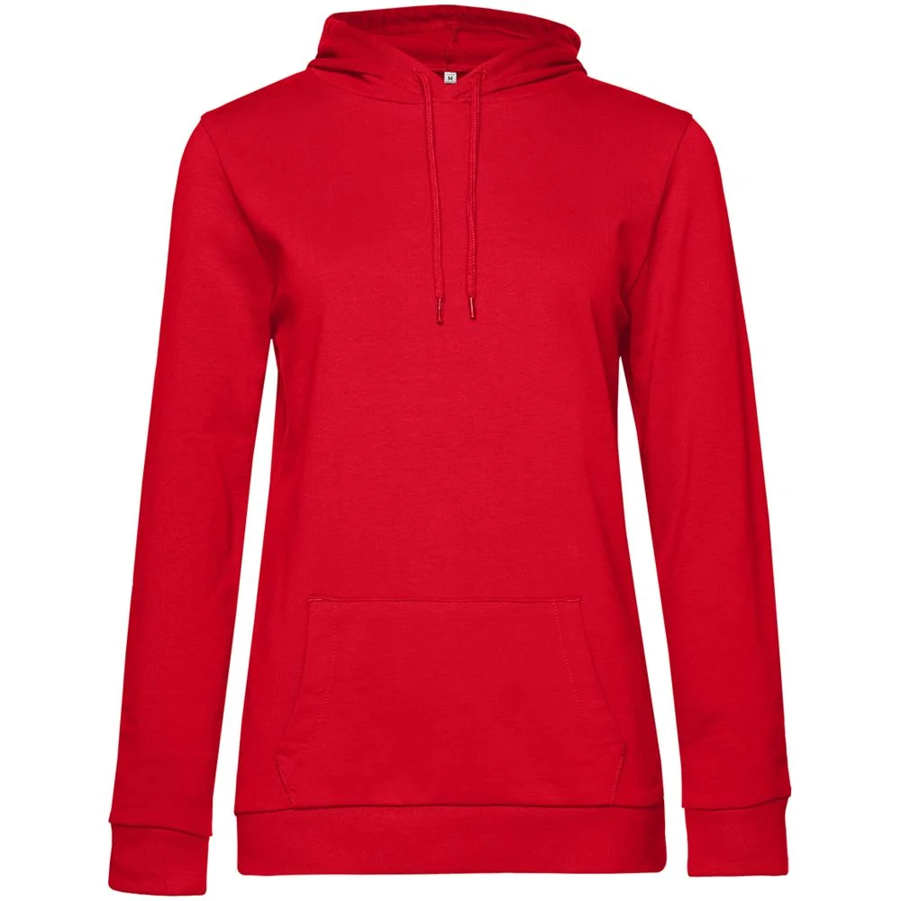 Толстовка с капюшоном женская Hoodie красная размер XS - фото 1