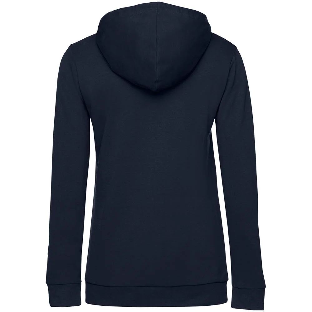 Толстовка с капюшоном женская Hoodie темно-синяя размер XXL - фото 2