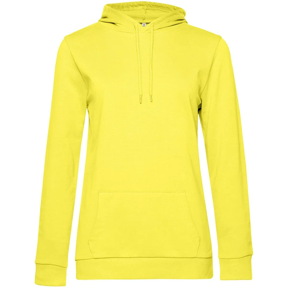 Толстовка с капюшоном женская Hoodie желтая размер S - фото 1