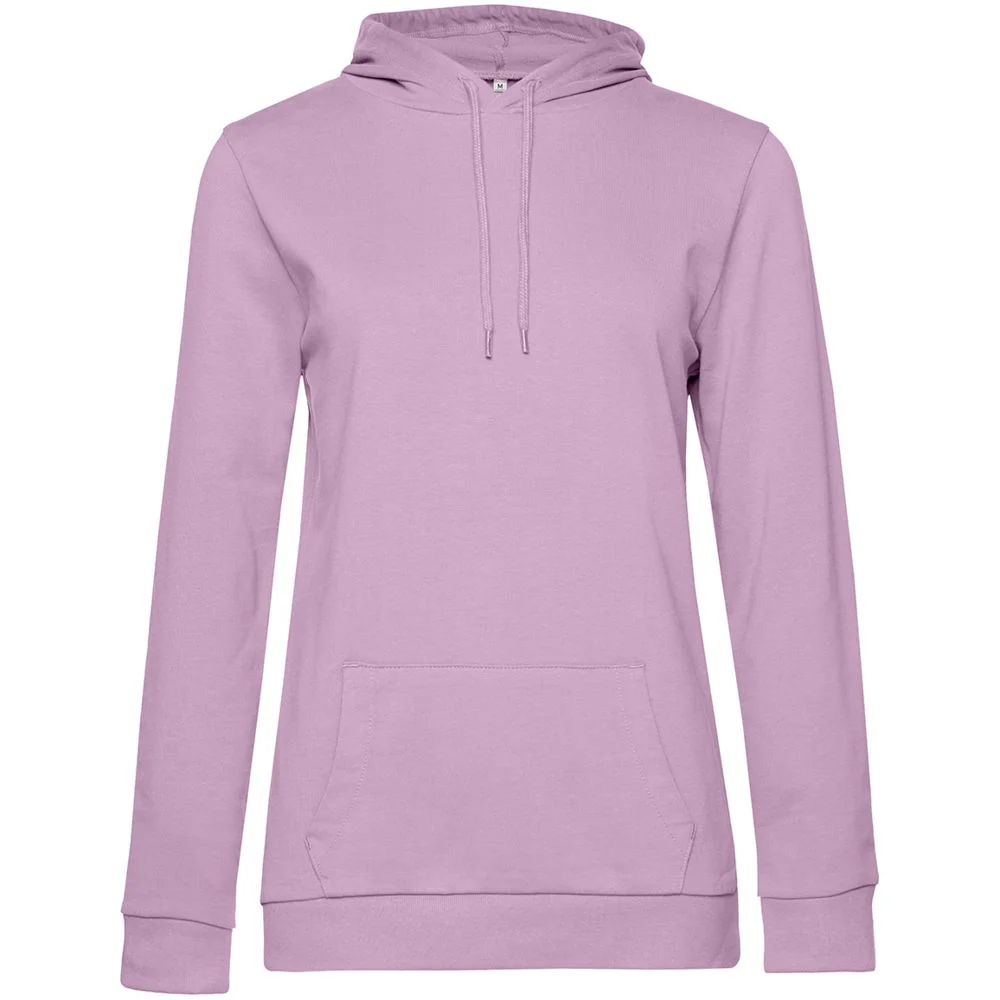 Толстовка с капюшоном женская Hoodie сиреневая размер XXL сиреневый - фото 1