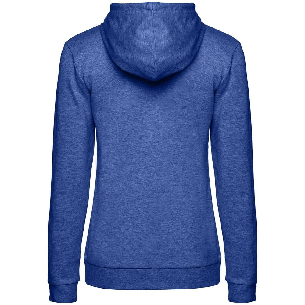Толстовка с капюшоном женская Hoodie ярко-синий меланж размер XS - фото 2