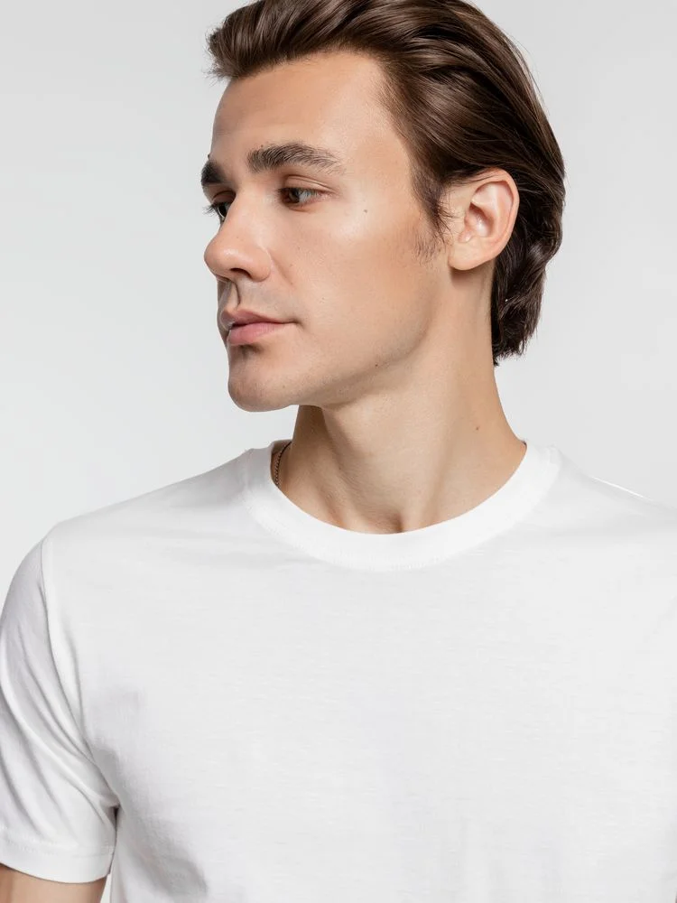 Футболка T-Bolka 160 белая теплый оттенок размер M - фото 6