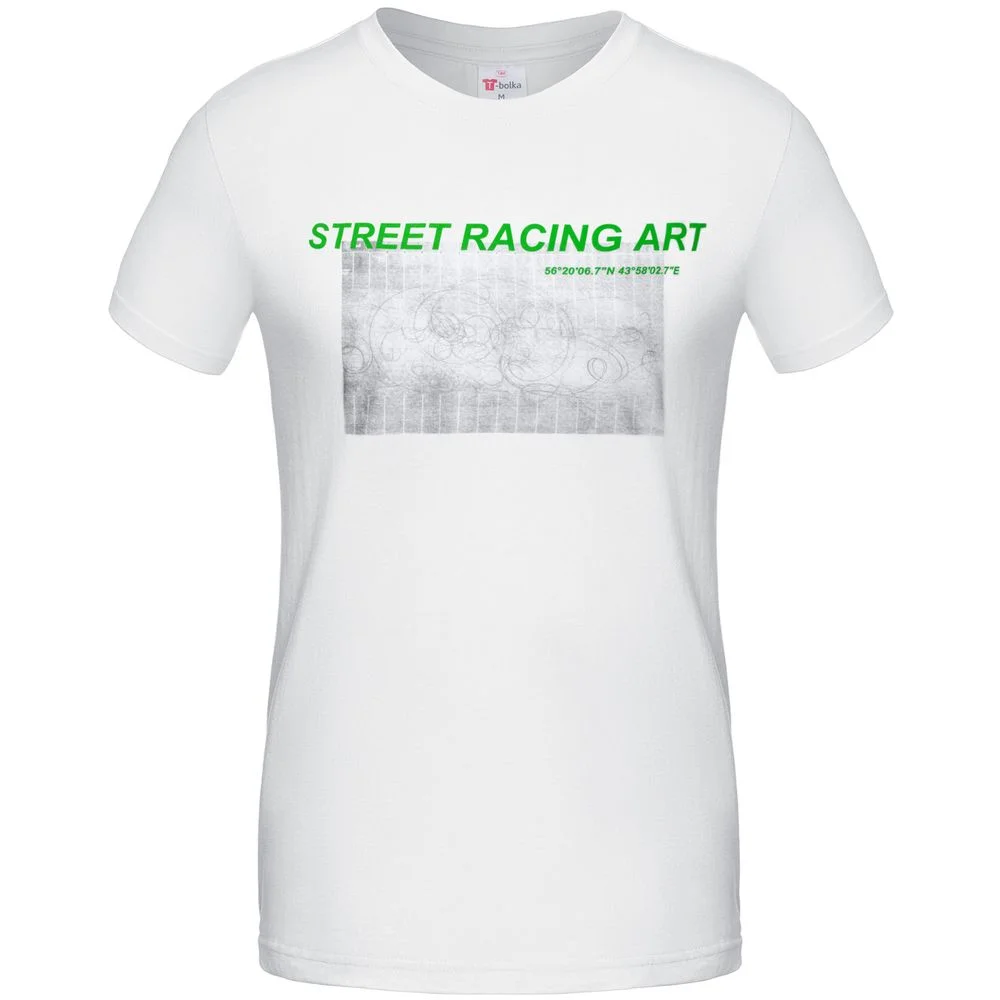 Футболка Street Racing Art белая размер L - фото 2
