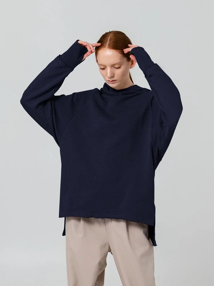 Худи Vozduh темно-синее размер S - фото 4