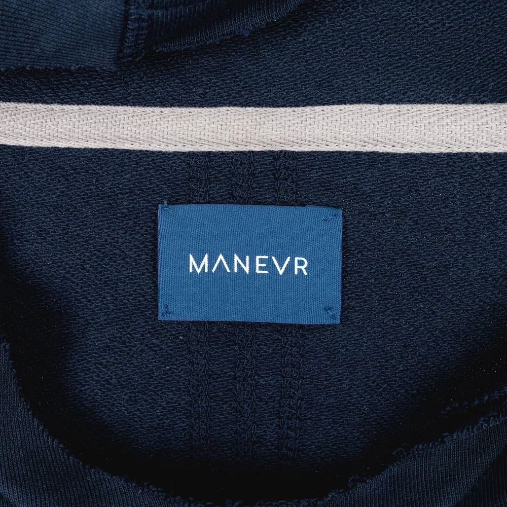 Худи Vozduh темно-синее размер S - фото 6