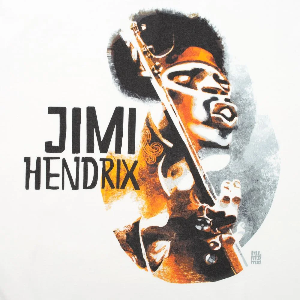 Футболка Меламед. Jimi Hendrix белая размер S - фото 3