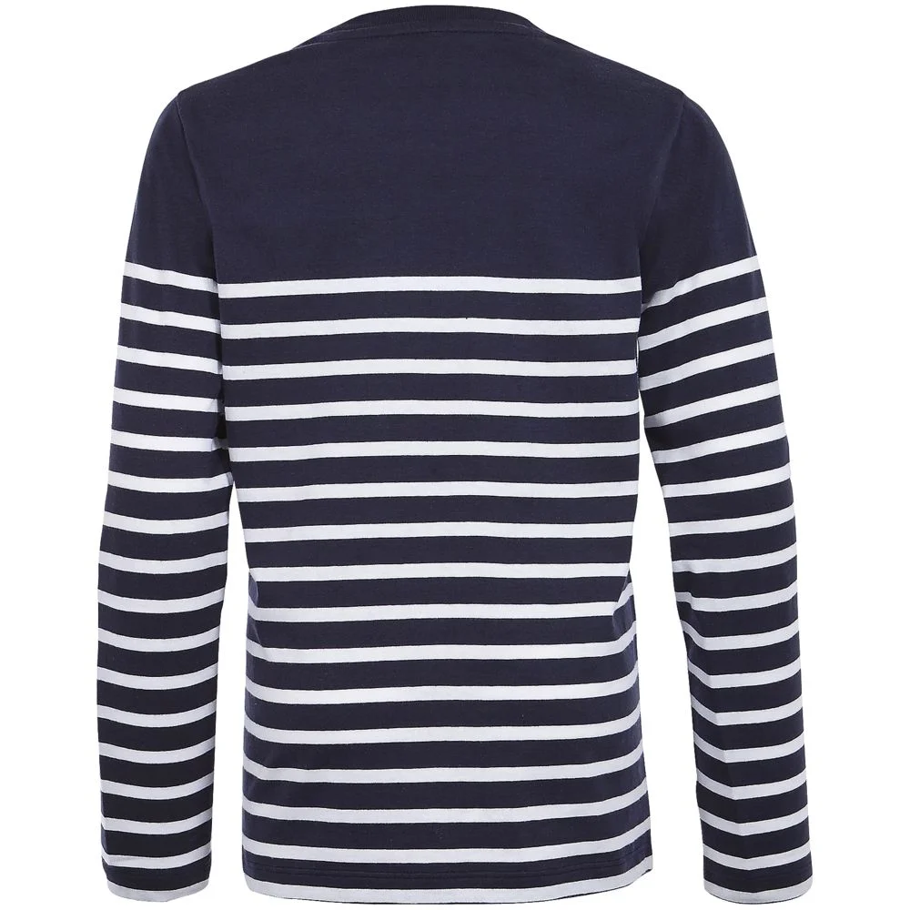 Футболка детская с длинным рукавом Matelot LSL Kids, темно-синяя с белым, на рост 96-104 см (4 года) - фото 2