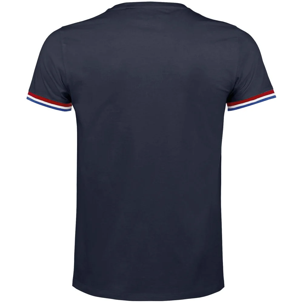 Футболка мужская Rainbow Men, темно-синяя с ярко-синим, размер S - фото 2