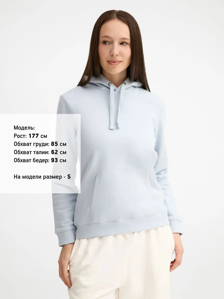 Толстовка женская Spencer Women голубая размер XL - фото 5