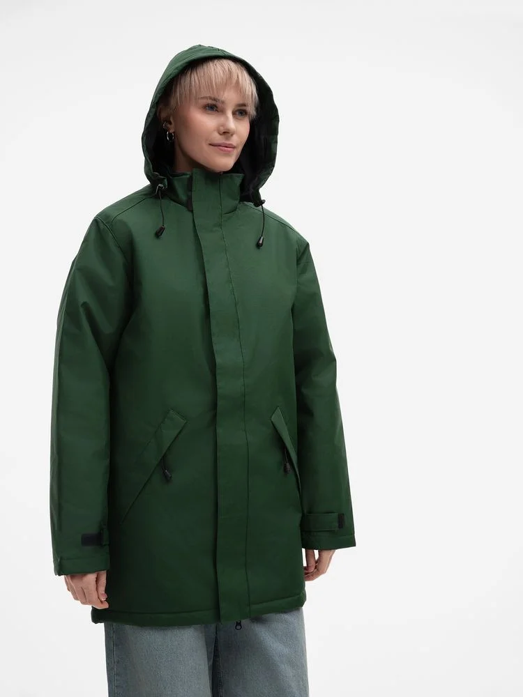 Куртка на стеганой подкладке Robyn, темно-зеленая, размер XS - фото 10