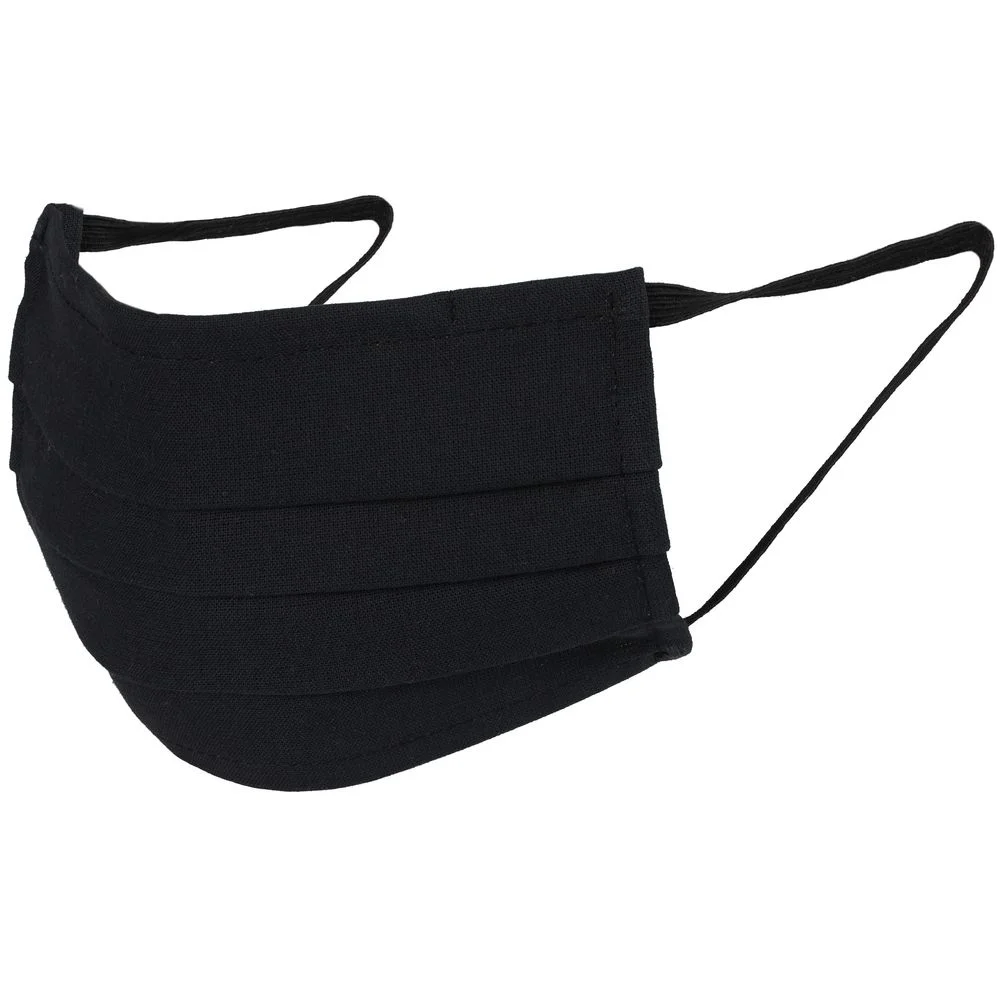 Маска гигиеническая Respire, двухслойная, немедицинская, черная, размер М, M